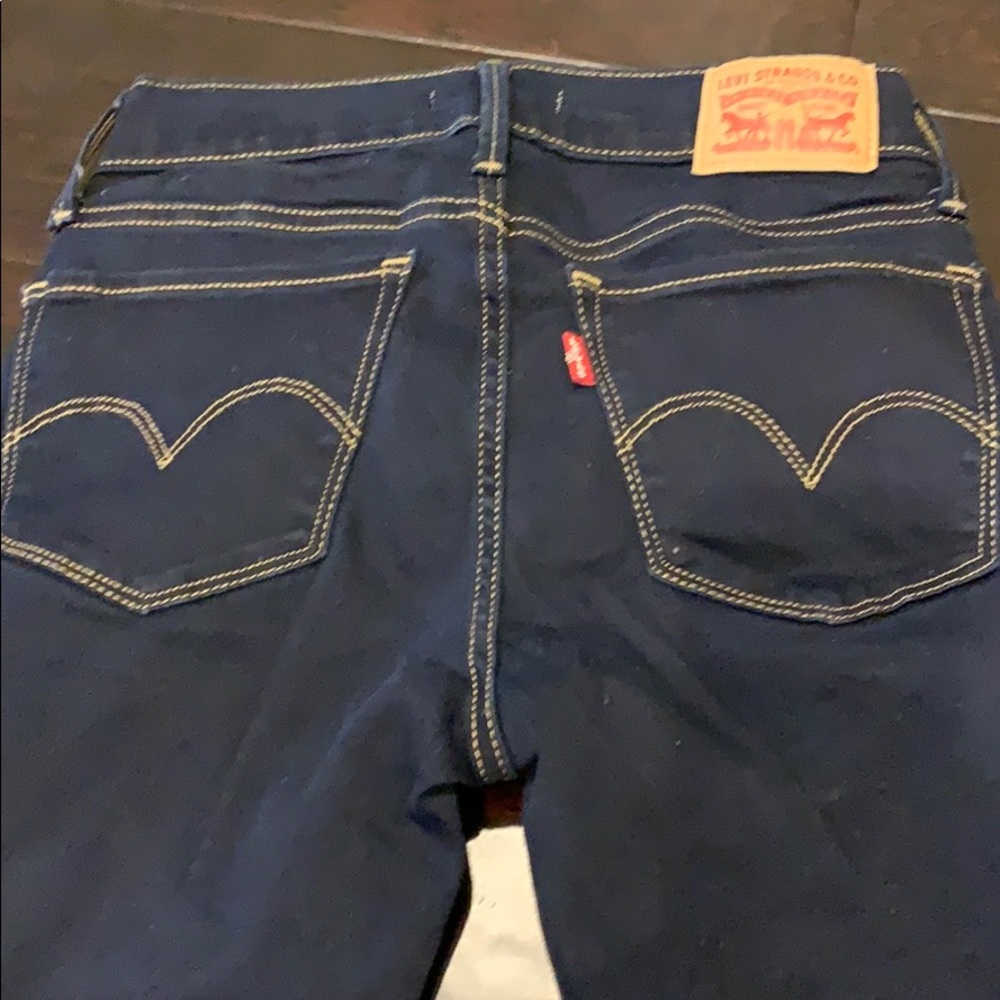 Levi 710 super skinny size 25 in dark blue
